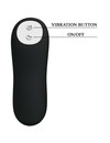 pretty love - silicone anal plug penis form and 12 vibration modes black D-211740