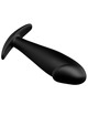 pretty love - plug anal silicona forma pene y 12 modos vibracion negro