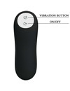 pretty love - anal plug silicone extra stimulation and 12 vibration modes black D-211747