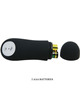 Plug Anal Pretty Love Extra com Vibração Preto,D-211747