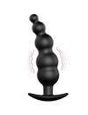 pretty love - anal plug silicone extra stimulation and 12 vibration modes black D-211747