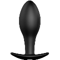pretty love - plug anal silicona forma ancla 12 modos vibracion negro