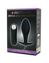 Plug Anal Pretty Love Âncora com Vibração Preto,D-211748