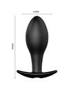 pretty love - anal plug anchor form silicone 12 vibration modes black D-211748