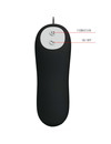 pretty love - silicone anal plug 12 vibration modes black D-211749
