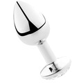 secretplay - plug anal transparent aluminum 7cm