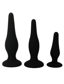 pretty love - kit iniciacion anal plugs silicona