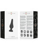 intense - anal plug pipo s silicone negro 9.8 cm