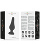 intense - anal plug pipo m silicone negro 11 cm