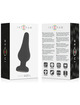intense - anal plug pipo l silicone negro 13 cm
