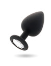 intense - shelki s plug anal black D-216055