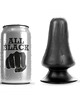 all black - anal plug 12 cm