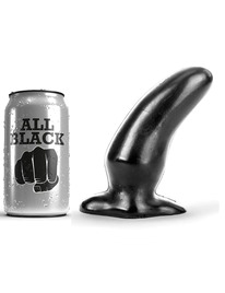 all black - anal plug 13 cm