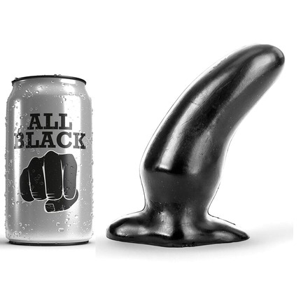 all black - anal plug 13 cm