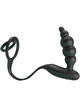Plug Anal Pretty Love com Cockring e Vibração Preto,D-219199