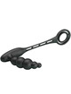 Plug Anal Pretty Love com Cockring e Vibração Preto,D-219199