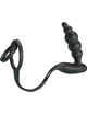 Plug Anal Pretty Love com Cockring e Vibração Preto,D-219199