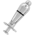 Plug Anal Metal Hard com Fechadura
