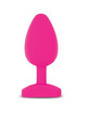 Plug Anal G-Vibe Bioskin com Vibração Rosa,D-219502