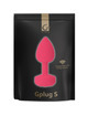 Plug Anal G-Vibe Bioskin com Vibração Rosa,D-219502