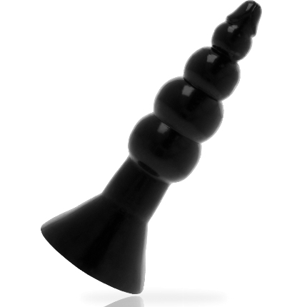 addicted toys - anal plug 17 cm negro
