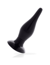 addicted toys - anal plug 14.5 cm negro