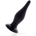 addicted toys - anal plug 14.5 cm negro