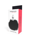 darkness - extra anal buttplug with tail black 7 cm D-221136