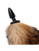 Plug Anal Darkness Cauda Raposa Castanho,D-221139