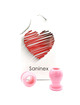 saninex - liaison pink hollow plug D-221823