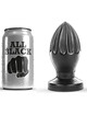 all black - plug anal 12 cm