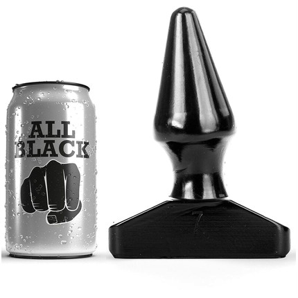 Plug Anal All Black Preto 16 cm,D-221852