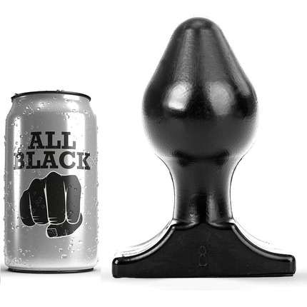 all black - anal plug 16x8 cm D-221853