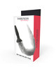 darkness - silicone anal plug with gray tail D-222557