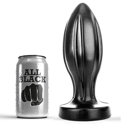 all black - anal plug 21 cm