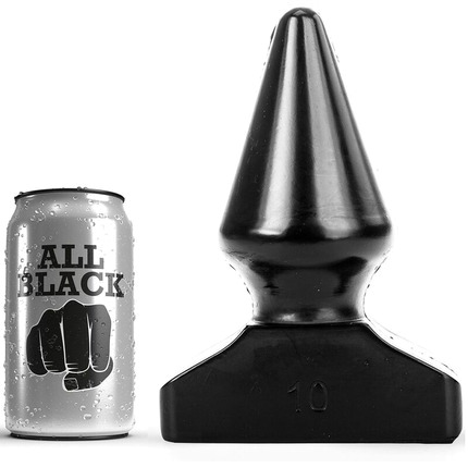 all black - plug anal 20,5 cm