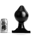 Plug Anal All Black Ball Preto 22.5 cm,D-222829