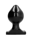 Plug Anal All Black Ball Preto 22.5 cm,D-222829