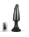 Plug Anal All Black Huge Preto 35 cm,D-222836