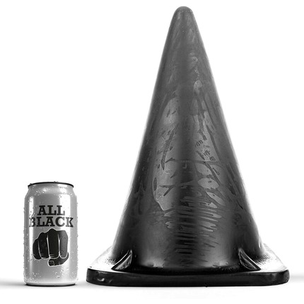 Plug Anal All Black Cone Preto 30 cm,D-222838