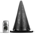 Plug Anal All Black Cone Preto 30 cm