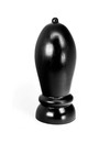 Plug Anal All Black Roll Preto 24 cm