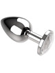 Plug Anal Coquette com Jóia Transparente M,D-225824