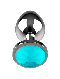 Plug Anal Coquette com Jóia Azul M