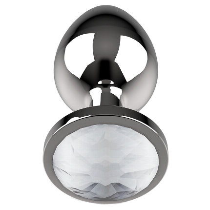 Plug Anal Coquette com Jóia Transparente L
