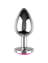 Plug Anal Coquette com Jóia Rosa L,D-225829