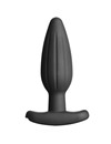 electrastim - silicone black rocker butt plug medium D-227114