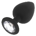 ohmama - diamond silicone anal plug size l 9 cm