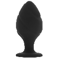 ohmama - plug anal silicona talla l 9 cm