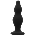 ohmama - leveled silicone anal plug 12 cm